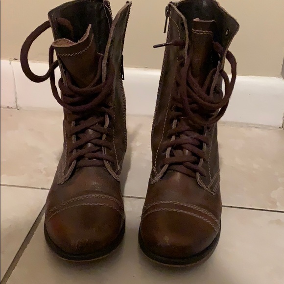 Steve Madden brown Troopa boots - Picture 3 of 5